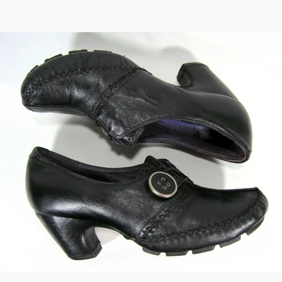 Indigo (By Clark's) Black Leather Pumps Size: 8.5M - Picture 6 of 8